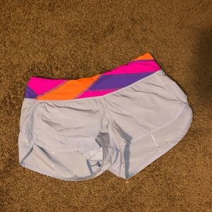 lululemon speed shorts